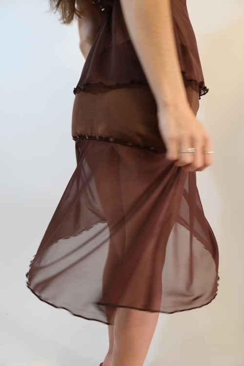 The Anne Skirt in Moca